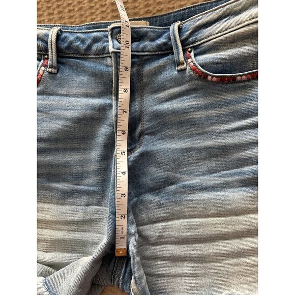 Driftwood Festival Lulu's Denim Cut Off Shorts 30" Waist 4.5" Inseam - Picture 5 of 6